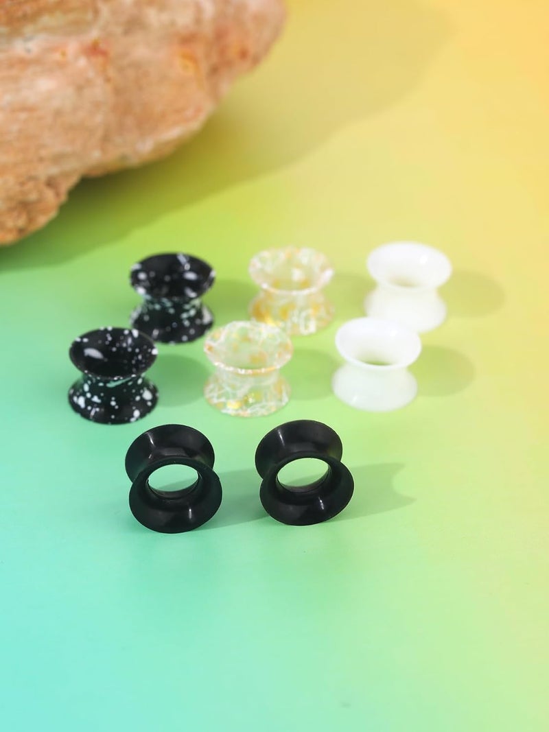 Xpircn Store 4mm-25mm Silicone Ear Gauges Flexible Ear Tunnels Plugs Stretchers Expander Double Flared Flesh Ear Piercing Jewelry for Women Men - Image 3